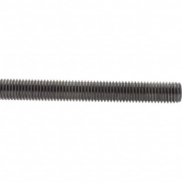 Value Collection - M14x2 1m Long, Steel Metric Threaded Rod - Zinc-Plated Finish - Exact Tooling