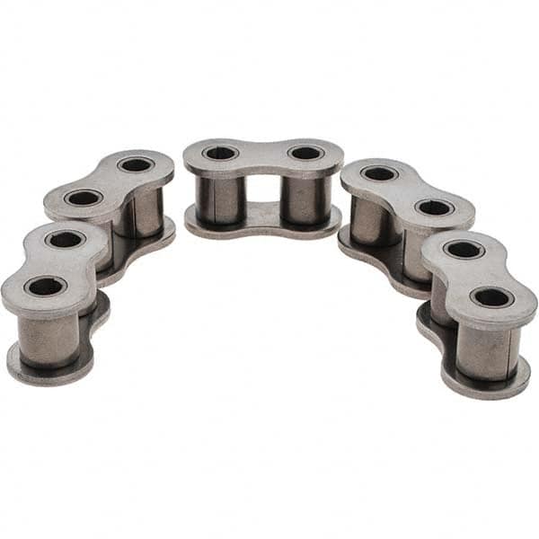 Value Collection - ANSI 60, Roller Chain Link - For Use with Stainless Steel Single Strand Chain - Exact Tooling