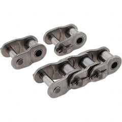 Value Collection - ANSI 60, Roller Chain Offset Link - For Use with Stainless Steel Single Strand Chain - Exact Tooling