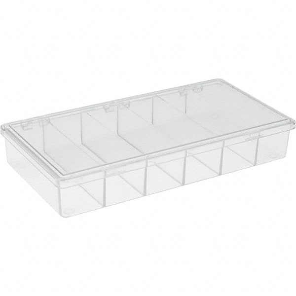 Value Collection - 8-1/4" Wide x 1-3/8" High x 4-1/4" Deep, Small Parts Storage Box - Plastic Frame - Exact Tooling
