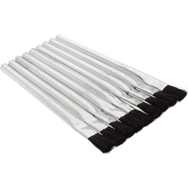 Value Collection - 5/8" Wide Horsehair Acid Brush - 6" Overall Length, Tin Handle - Exact Tooling