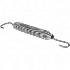 Value Collection - 17/32" OD, Steel Extension Spring - 5-1/4" Free Length - Exact Tooling