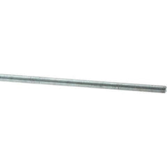 Value Collection - M10x1.25 1m Long, Steel Metric Threaded Rod - Zinc-Plated Finish - Exact Tooling