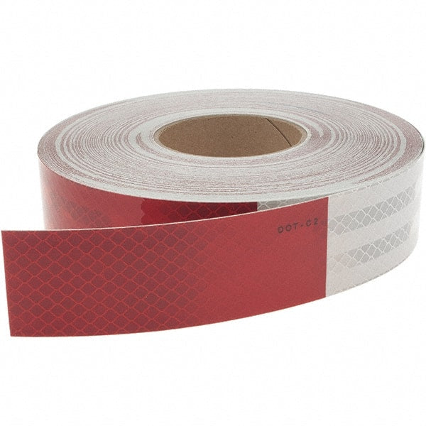 Value Collection - DOT Conspicuity Tape Color: Red and White Width (Inch): 2 - Exact Tooling