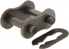 Value Collection - ANSI 40, Spring Type Roller Chain Connecting Link - For Use with Single Strand Chain - Exact Tooling