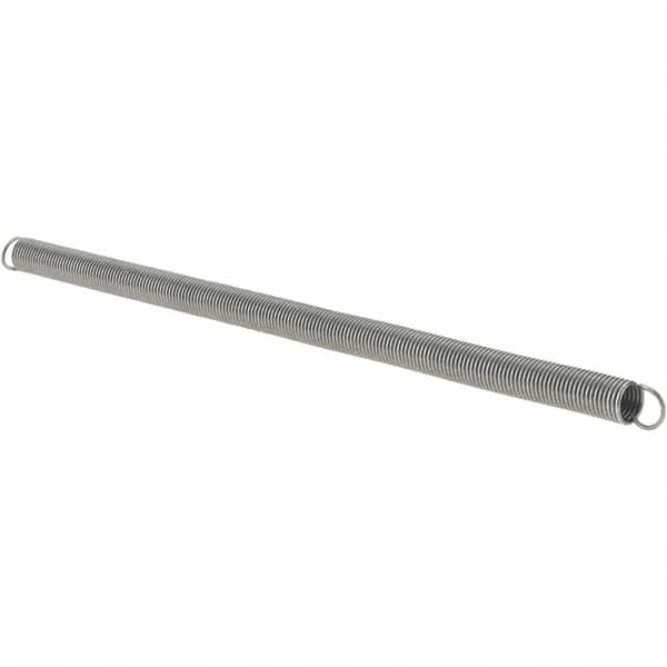Value Collection - 1/4" OD, Steel Extension Spring - 0.4375 Lb/In Rating - Exact Tooling