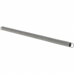 Value Collection - 1/4" OD, Steel Extension Spring - 0.4375 Lb/In Rating - Exact Tooling