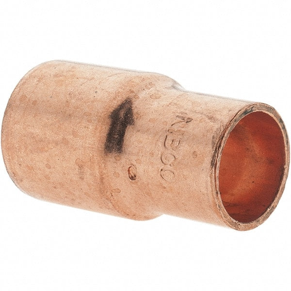 Value Collection - 3/4 x 1/2" Wrot Copper Pipe 90° Reducer Elbow - FTG x C - Exact Tooling