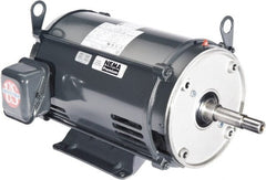 US Motors - 3 hp, ODP Enclosure, No Thermal Protection, 3,485 RPM, 208-230/460 Volt, 60 Hz, Three Phase Energy Efficient Motor - Size 145 Frame, Rigid Mount, 1 Speed, Ball Bearings, 8.3-7.5/3.7 Full Load Amps, F Class Insulation, CCW Lead End - Exact Tooling
