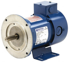 US Motors - 1/2 hp, TEFC Enclosure, 1,750 RPM, 180 Volt, DC Motor - Size 56 Frame, C-Face/Base Mount, 1 Speed, 5 Full Load Amps, CCW Lead End - Exact Tooling