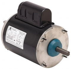 US Motors - 1/2 hp, TEAO Enclosure, Auto Thermal Protection, 850 RPM, 115/230 Volt, 60 Hz, Industrial Electric AC/DC Motor - Size 48 Frame, Stud Mount, 1 Speed, Ball Bearings, 6.0/3.0 Full Load Amps, B Class Insulation, CCW Lead End - Exact Tooling