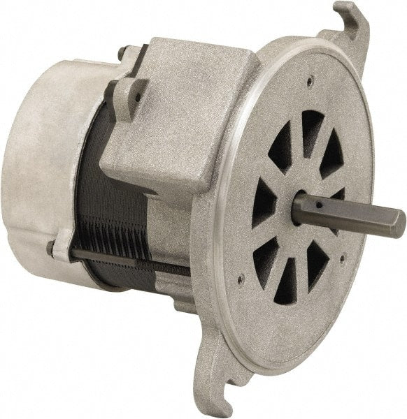 US Motors - 1/7 hp, Enclosed, Manual Thermal Protection, 3,450 RPM, 115 Volt, 60 Hz, Industrial Electric AC/DC Motor - Size 48 Frame, M-Flange Mount, 1 Speed, Sleeve Bearings, 2.3 Full Load Amps, B Class Insulation, CCW Drive End - Exact Tooling