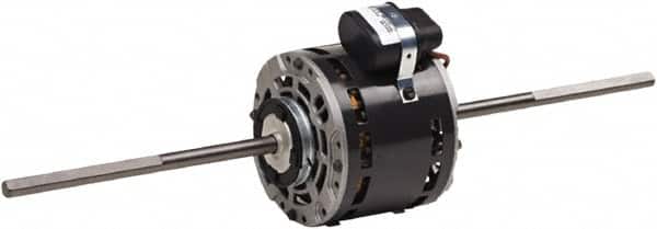 US Motors - 1/2 hp, TEAO Enclosure, 1,100 RPM, 208/230 Volt, 60 Hz, Industrial Electric AC/DC Motor - 3 Speed, SAB/Sleeve Bearings, B Class Insulation, CCW Lead End - Exact Tooling