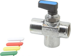 Aignep USA - 3/8" Pipe, Full Port, Brass Standard Ball Valve - Exact Tooling