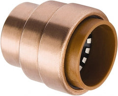 B&K Mueller - 3/4" Outside Diam, Metal Push-to-Connect Tube Cap - 200 Max psi, Tube Connection, Rubber O-Ring - Exact Tooling