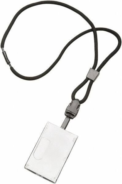 Ability One - Lanyards Material: Polyester Color: Black - Exact Tooling