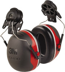 3M - Hard Hat Cap Mounted Black Foam Cushion Earmuffs - 25 NRR Rating - Exact Tooling