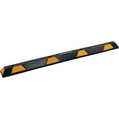 Vestil - 71-3/4" Long x 5-3/4" Wide x 4" High, Car Stop - Yellow & Black - Exact Tooling