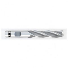 2 Dia. x 6-1/2 Overall Length 3-Flute Square End HSS-CO SE End Mill-Round Shank-Center Cutting-Uncoated - Exact Tooling