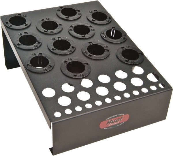 Huot - 17 Inches Width x 7 Inches Height x 17 Inches Depth NC/CNC Collet Storage Rack - Exact Tooling
