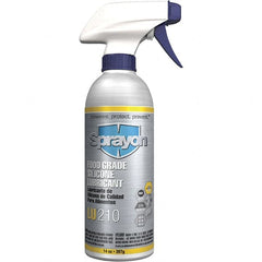 Sprayon - 12 oz Bottle Spray Lubricant - Clear, -40°F to 450°F, Food Grade - Exact Tooling