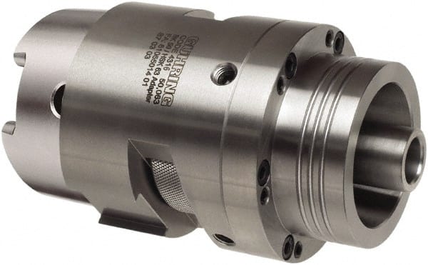 Guhring - HSK63C Outside Taper, 63mm Hole Diam, Adapter - Exact Tooling