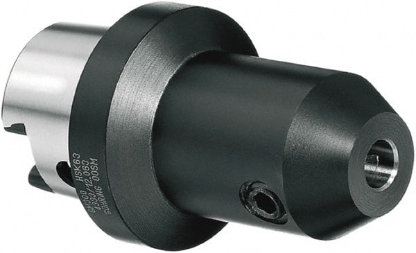 Guhring - HSK63C Outside Taper, 10mm Hole Diam, HSK to WN Adapter - Exact Tooling