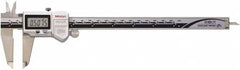 Mitutoyo - 0 to 200mm Range, 0.01mm Resolution, IP67 Electronic Caliper - 0.001" Accuracy, SPC Output - Exact Tooling