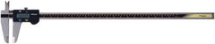 Mitutoyo - 0 to 600mm Range, 0.01mm Resolution, Electronic Caliper - 0.002" Accuracy, SPC Output - Exact Tooling