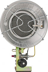 GHP GROUP - 10 to 15,000 BTU Rating, Propane Forced Air Heater - 15 Sq Ft Max Heating Area, (1) 1 Lb or 20 Lb Tank Capacity, Fuel with LP Gas - Exact Tooling