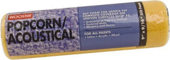 Wooster Brush - 9/16" Nap, 9" Wide Paint Roller Cover - Semi-Rough Texture, Foam - Exact Tooling