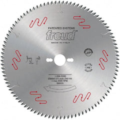 Freud - 300mm Diam, 30mm Arbor Hole Diam, 96 Tooth Wet & Dry Cut Saw Blade - Carbide-Tipped, Standard Round Arbor - Exact Tooling