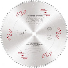 Freud - 305mm Diam, 3-1/8" Arbor Hole Diam, 36 Tooth Wet & Dry Cut Saw Blade - Carbide-Tipped, Standard Round Arbor - Exact Tooling
