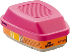 3M - Magenta and Orange P100 Cartridge and Filter Combination - Series 6000, 7000, FF-400, Protects Against Mercury Vapor, Sulfur Dioxide - Exact Tooling