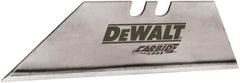 DeWALT - 5 Piece Steel Utility Knife Blade - 2-1/2" OAL - Exact Tooling