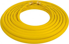 Continental ContiTech - 50' Long, Male x Female GHT, -20 to 200°F, Nitrile High Temp & High Pressure Hose - 1/2" ID x 0.9" OD, Yellow, 300 Max psi - Exact Tooling