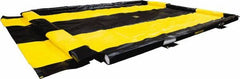 Justrite - 250 Gal Low Wall Berm - 10' Wide x 11" Long - Exact Tooling