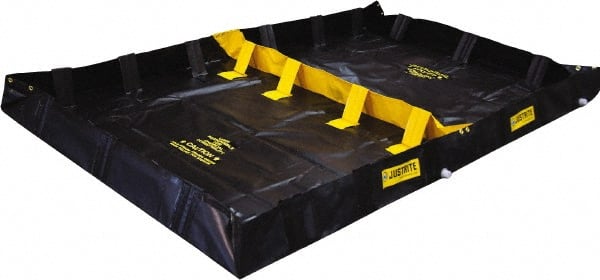 Justrite - 299 Gal Low Wall Berm - 6' Wide x 10" Long - Exact Tooling