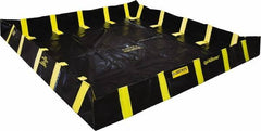 Justrite - 745 Gal Low Wall Berm - 10' Wide x 10" Long - Exact Tooling