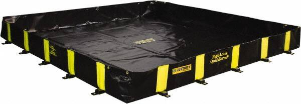 Justrite - 1,075 Gal Low Wall Berm - 12' Wide x 12" Long - Exact Tooling