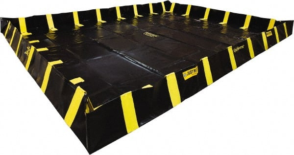 Justrite - 1,435 Gal Low Wall Berm - 12' Wide x 16" Long - Exact Tooling