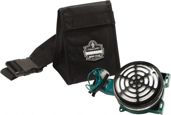 Ergodyne - 1 Pocket Black Nylon SCBA Mask Bag - 5" Wide x 5-1/2" Deep x 3-1/2" High - Exact Tooling