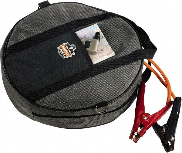 Ergodyne - 1 Pocket Gray Ballistic Polyester Tool Bag - 13" Wide x 13" Deep x 3" High - Exact Tooling