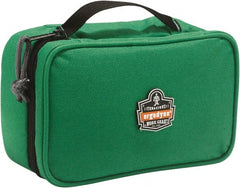 Ergodyne - 1 Pocket Green Polyester Tool Bag - 7-1/2" Wide x 4-1/2" Deep x 3" High - Exact Tooling