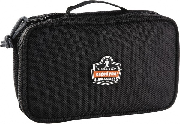 Ergodyne - 1 Pocket Black Polyester Tool Bag - 7-1/2" Wide x 4-1/2" Deep x 3" High - Exact Tooling