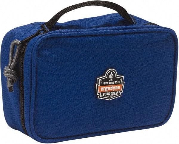 Ergodyne - 1 Pocket Blue Polyester Tool Bag - 7-1/2" Wide x 4-1/2" Deep x 3" High - Exact Tooling