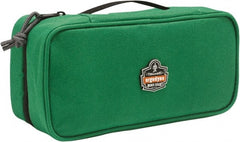 Ergodyne - 1 Pocket Green Polyester Tool Bag - 10" Wide x 4-1/2" Deep x 3" High - Exact Tooling