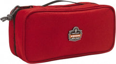 Ergodyne - 1 Pocket Red Polyester Tool Bag - 10" Wide x 4-1/2" Deep x 3" High - Exact Tooling