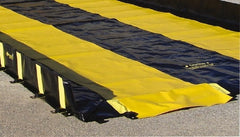 Justrite - 28' Long x 3' Wide, Spill Containment Berm Track Mat - Compatible with Berm - Exact Tooling