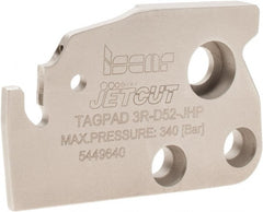 Iscar - Right Hand Cut Indexable Grooving Cartridge - TAG N-A, TAG N-C/W/M, TAG N-J/JS/JT, TAG N-LF, TAG N-MF, TAG N-UT, TAG R/L-C, TAG R/L-J/JS Insert Style - Exact Tooling